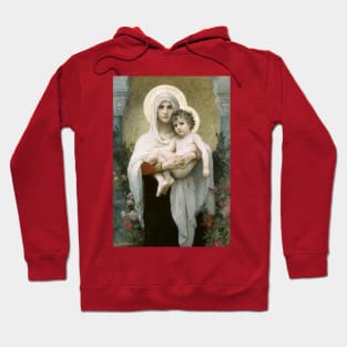 The Madonna of the Roses - Bouguereau Hoodie